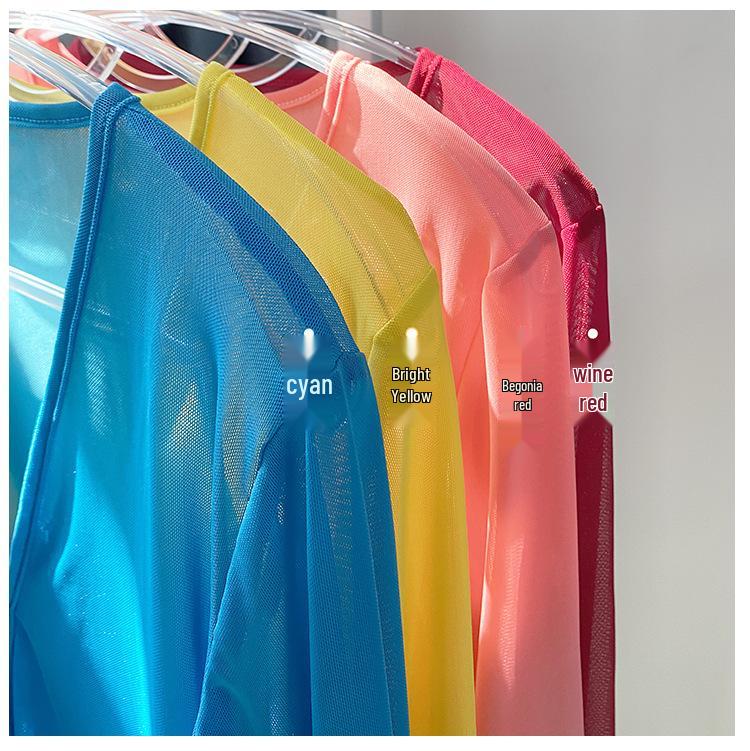 Chinese Classical Dance Costume: Women's Fairy Gauze Top and Mesh Skirt Set