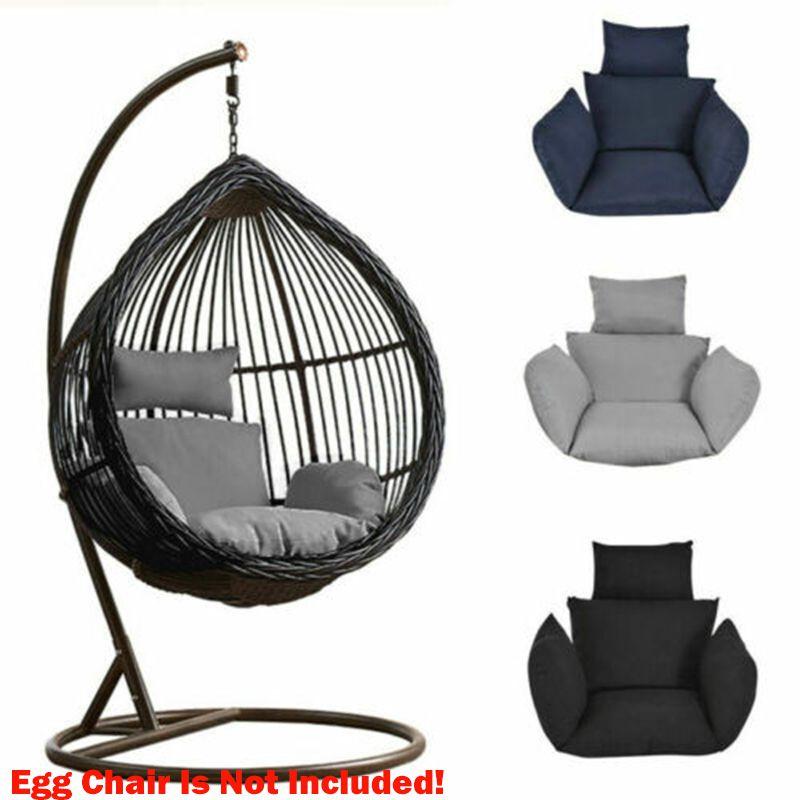 Rattan Swing Patio Garden Weave Hanging Egg Chair Wcushion In Or Pad Outdoor