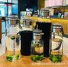 Stylish Large-Capacity Glass Water Cup - Luxurious and Chic for Outdoor or Home Use