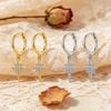 S925 Sterling Silver Star Diamond Stud Earrings for Women - Trendy, Fashionable, Cold Style, Versatile Design