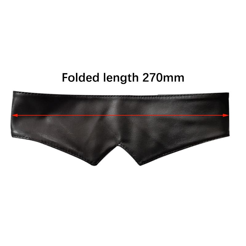 Anime Jujutsu Kaisen Gojo Satoru Same Eye Mask Glasses Cosplay Accessories Black PU Eye Patch For Men Gift Prop Accessories