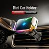 Car Electric Phone Holder with Auto Metal Induction for Air Vent Navigation.