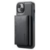 For iPhone 13 Case Compatible with MagSafe PC+TPU+PU Phone Cover