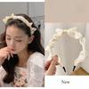 Bowknot Headbands Korean Hair Hoop Hair Bands for Women Sweet Girls Solid Color Headband Hair Accessories Headwear