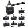 Quick Change Tool Post Set 8 Pcs Lathe Tool Holders for 10"-15" Mini Lathe