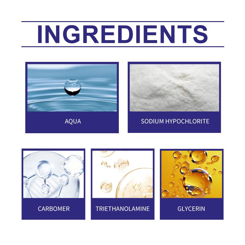 Quick Mold Remover Gel High Potency Stain Cleaner for Bathroom Tiles Washing Machine Door Seal Fridge Strip Cleansing