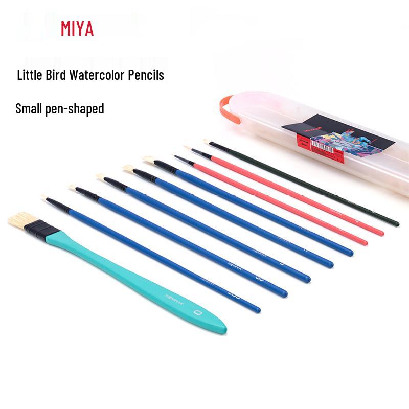 

Little Bird Gouache Paint Brush Set with Mia Color Fans and Bristle Pens Set
