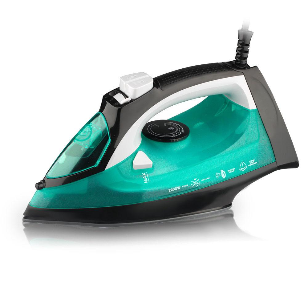 

American and European Steam Irons, Household 2200W Handheld Hanging Dry and Wet Irons with Wires Us standard 110v смарагдовий