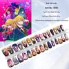 Unhas de Anime 2D: Conjunto Vestível Hoshino Ai & Ruby (30 Peças)