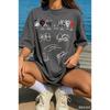 American Rock Band T-shirt Bon Jovi Print Women Men Crewneck Streetwear Oversized Y2k Short Sleeves Loose Comfortable Female Male Clothing