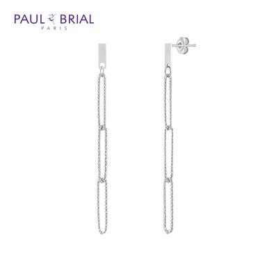 PAULBRIAL [SILBER] PYSE0127 (WG) 3-reihige Hängeohrringe