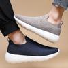 2025 Set of Feet Casual Sports Shoes Men's Light and Comfortable Soft Sole One Pedal Women's Thick-soled Trendy Fly-woven Socks Shoes