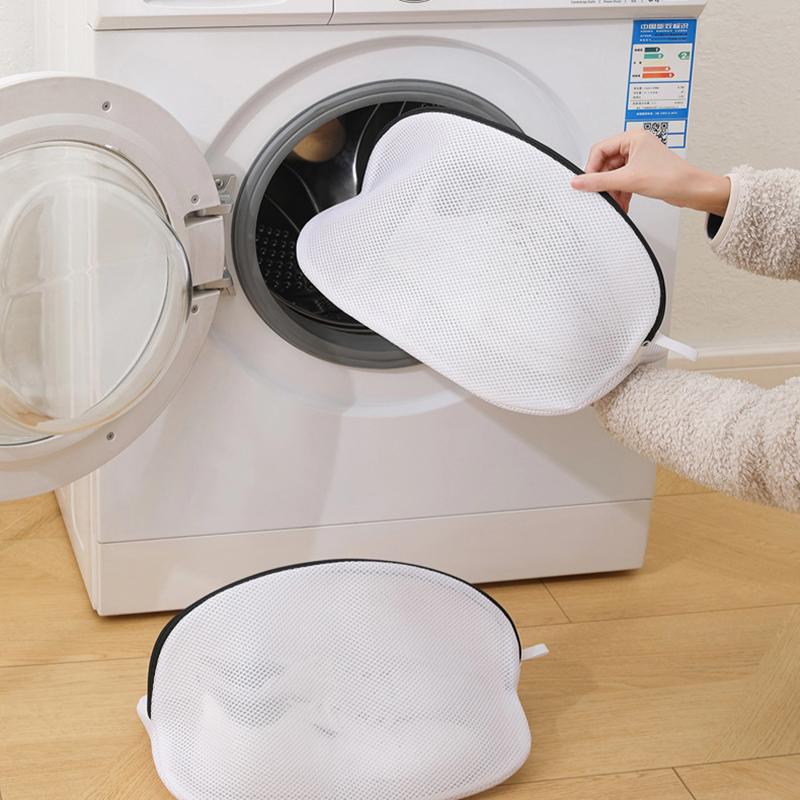 Mesh Shoe Washing Bags Washing Machine Laundry Bags Anti-Deformation Shoes Bag Travel Laundry Storage Organizers