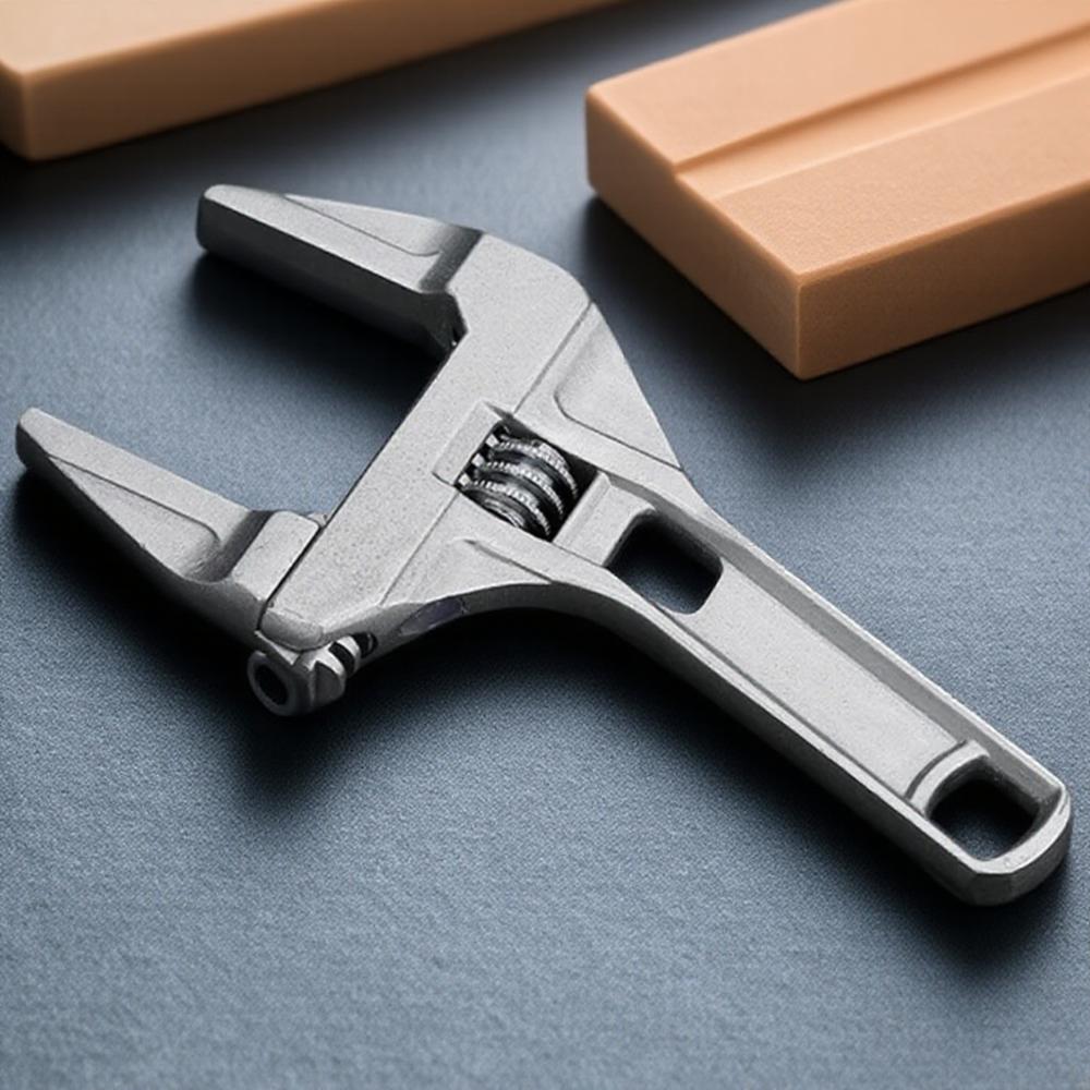 

Adjustable Aluminum Alloy Wrench Strong Clamping Large Open End Multifunctional Spanner Home Repair Maintenance Tools