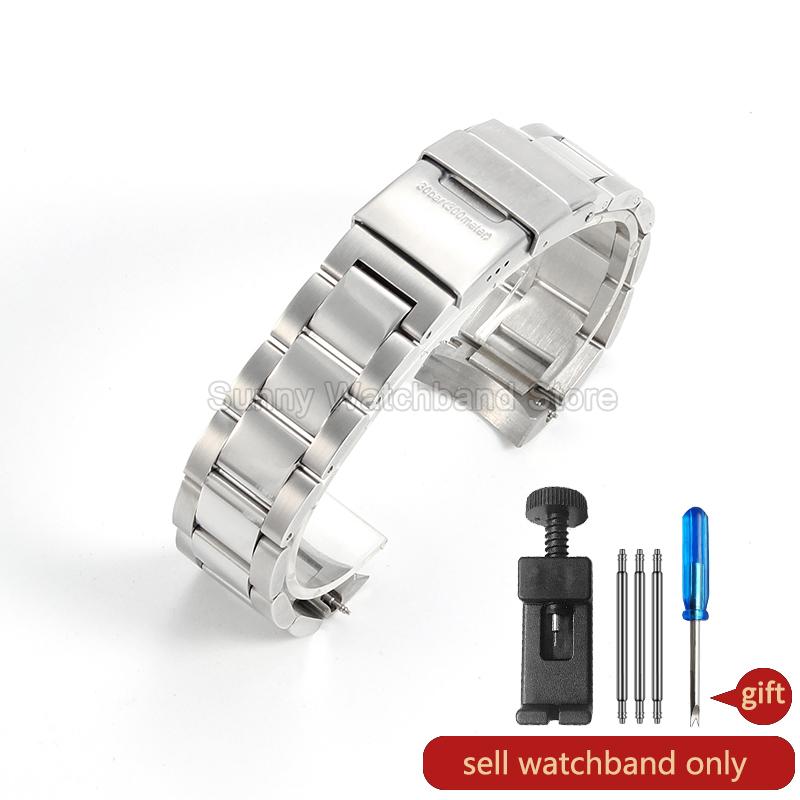 

21 мм Серебристый Ремешок для Часов из Нержавеющей Стали для Longines Conquest L3781 L3.642.4 Специальный Интерфейс Пряжка из Нержавеющей Стали Элегантный Ремешок 21mm