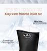 Real Wool Waterproof Winter Boots -40°F, Non-Slip Genuine Leather