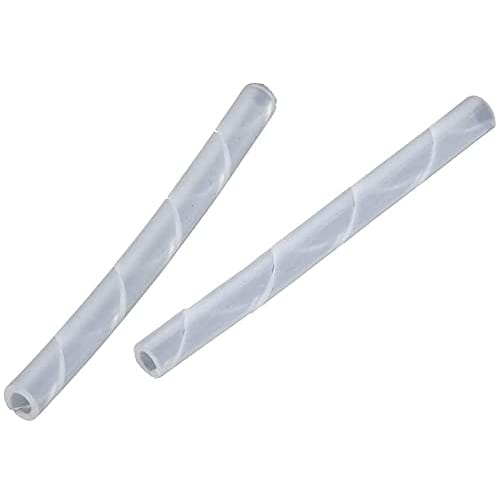 

Taya Non-Slip Spiral Tube (Milky White) 60mm, Pack of 40. Simply wrap it around your clothes to create a non-slip hanger.