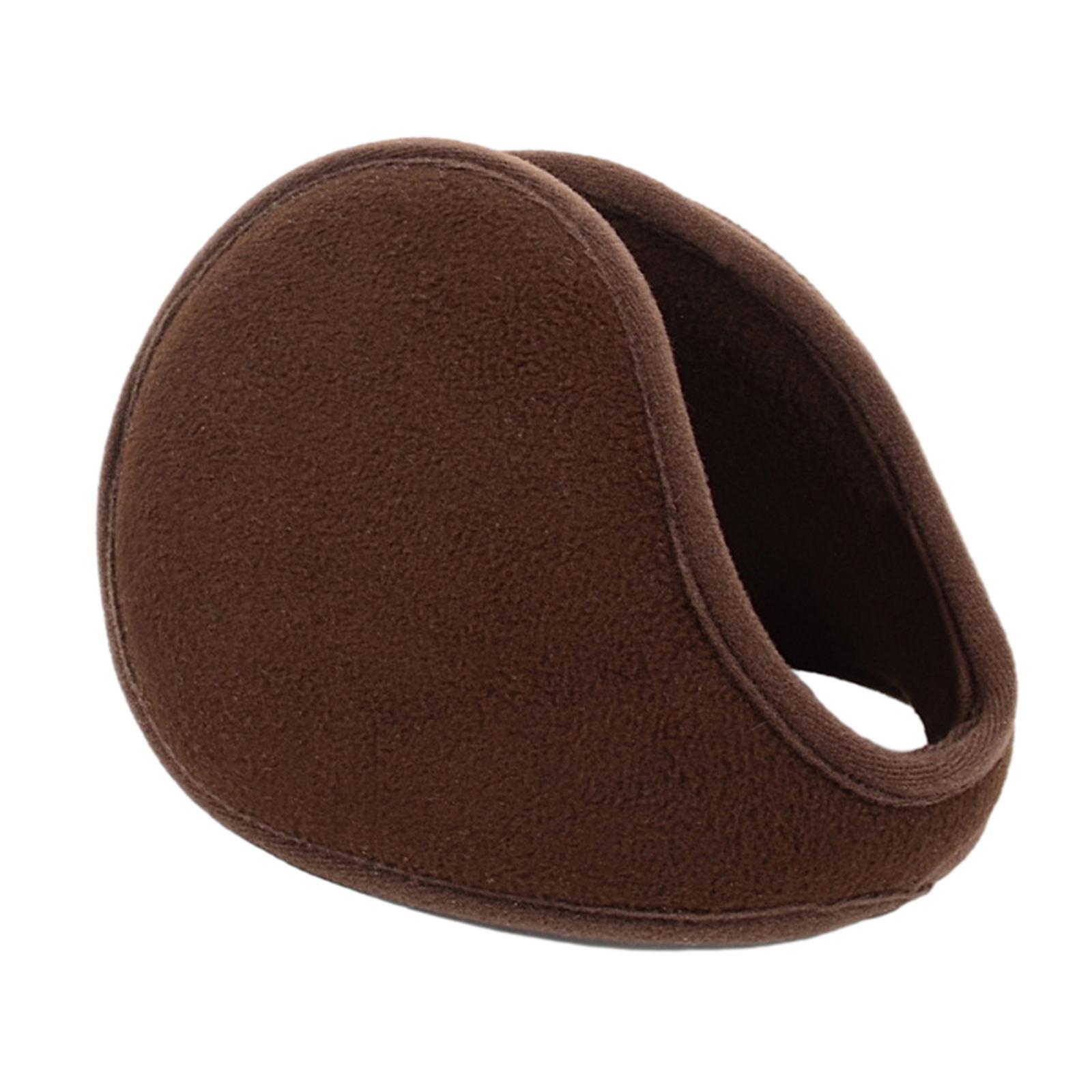 

Ветрозащитные флисовые наушники-муфты, привлекательные, разноцветные, для взрослых мужчин, согревающие уши, товары для холодной погоды кофейный