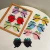 KAMMPT Strawberry Sunglasses Cute Multi-color Beach Shades Women Trendy Stylish Rave Sun Glasses Fashion Accessory