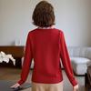 Neuer mitttelalterlicher Mutter Herbst Westlicher Stil Mantel Unterhemd Mittleren Alters und Ältere Frauen Frühling und Herbst Pullover Pullover Pullover Pullover.