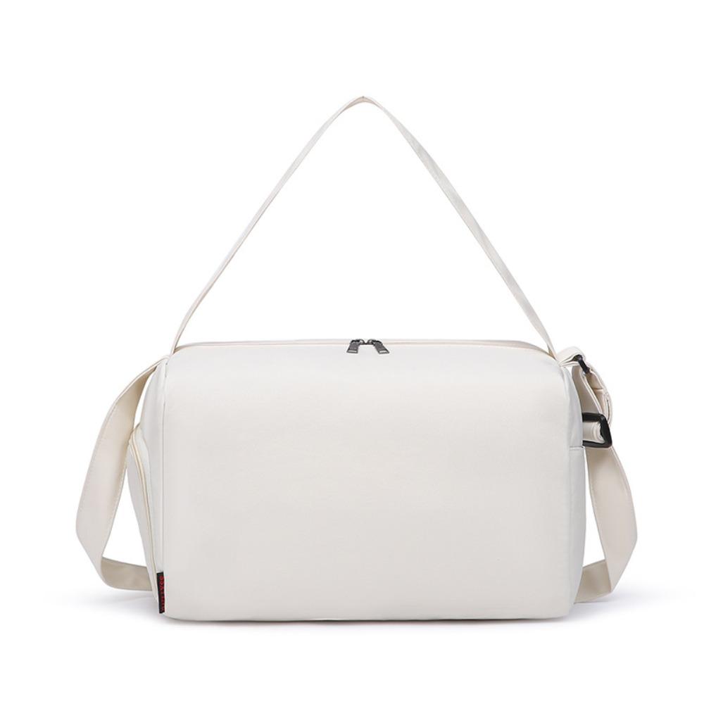 Women's solid color travel bag, fashionable sports dry and wet separation sports fitness bag, simple and versatile shoulder yoga bag