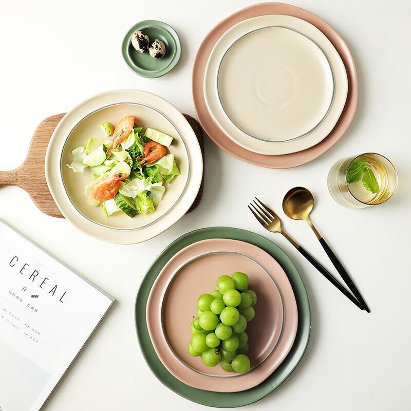 European Style 8-inch Ceramic Deep Plate