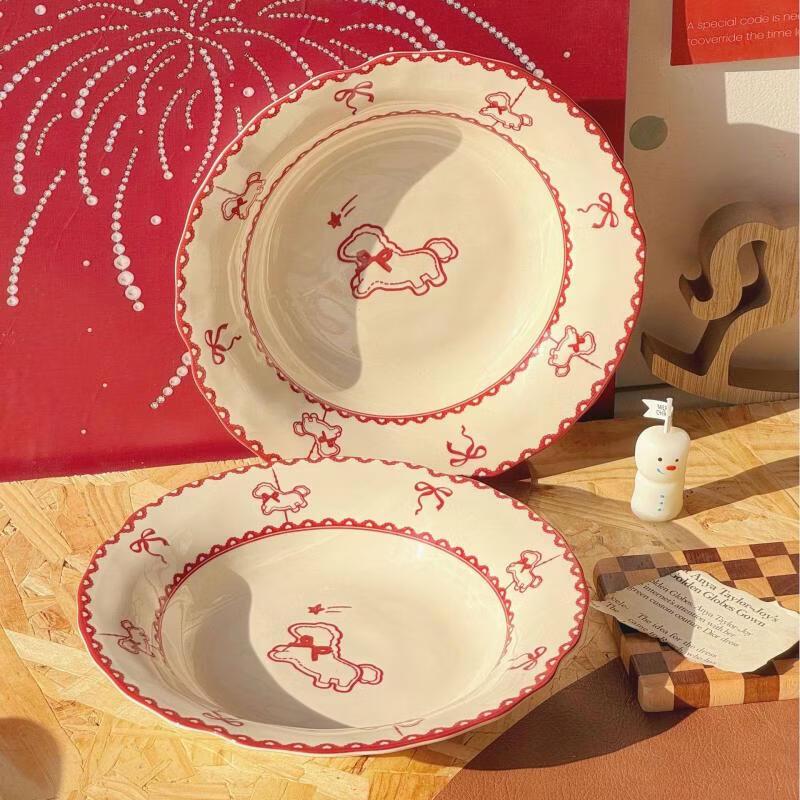 

Carousel New Year Ceramic Dinner Plate (Set of 2)