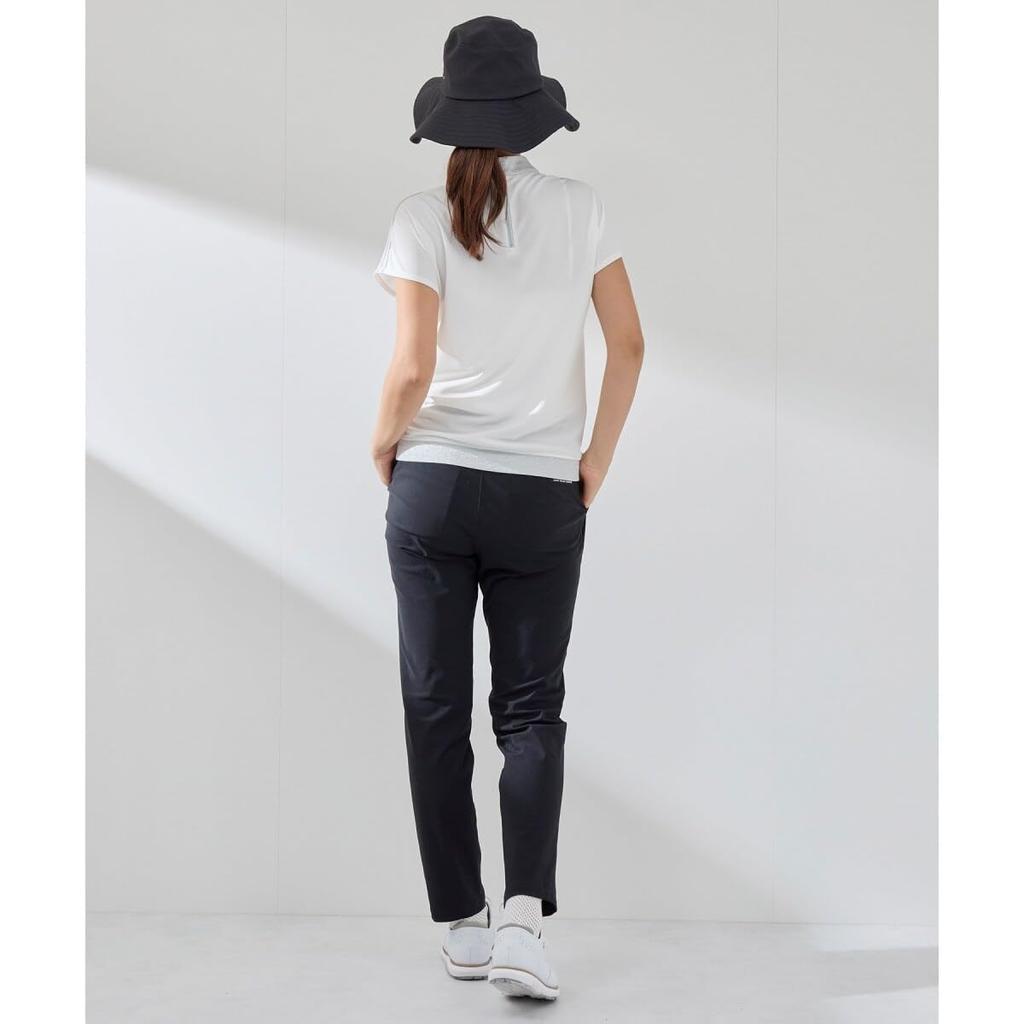 Golf Pants High Tension Slim Straight Pants Navy [June Andrope] [UV Protection] [Cool Touch] [Stretch] Women's (40)