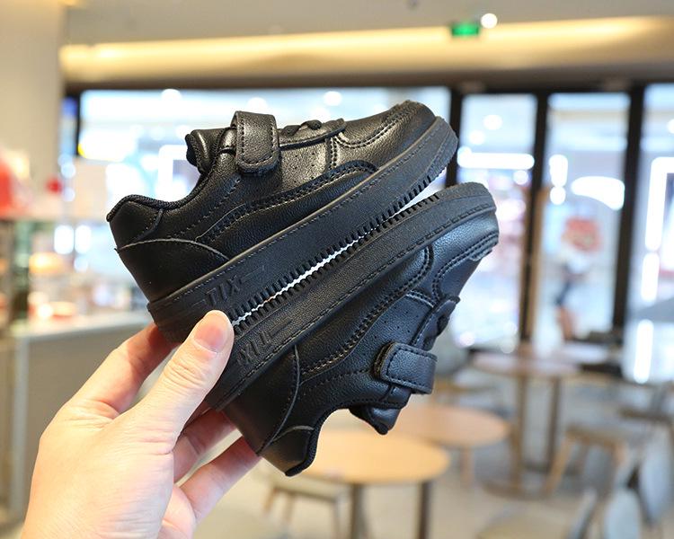 2025 Frühling & Herbst Kinder weiße Leder Sportschuhe - weiche Sohle für Jungen & Mädchen