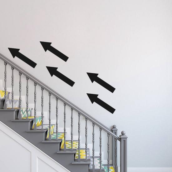 

6шт наклейка со стрелкой съемные самоклеящиеся наклейки для разметки первого этажа на стене