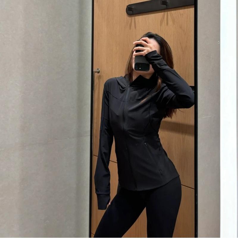 

Новая летняя тонкая шапка для хранения, облегающая спортивная куртка для улицы, куртка с капюшоном, солнцезащитная одежда для кожи S чёрный