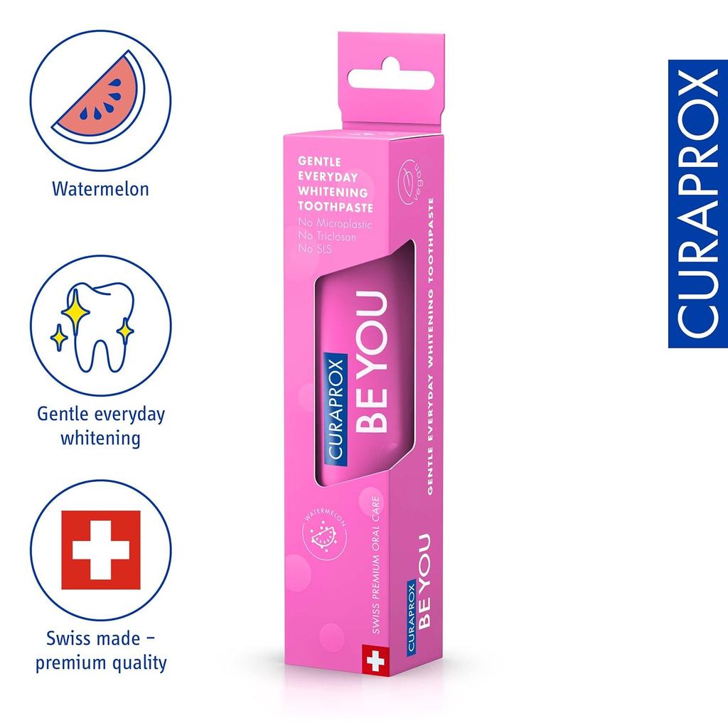 CURAPROX Be You Toothpaste By Dr. Reddy's 60ml Pack Of 1 Gentle Everyday Whitening Microplastic Free