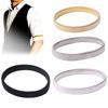 1/2 PZ Fascia Elastica per Braccio da Uomo Unisex Porta Maniche Elastiche per Camicia Elastico Estensibile Metallo Ghette per Maniche Accessorio Abbigliamento