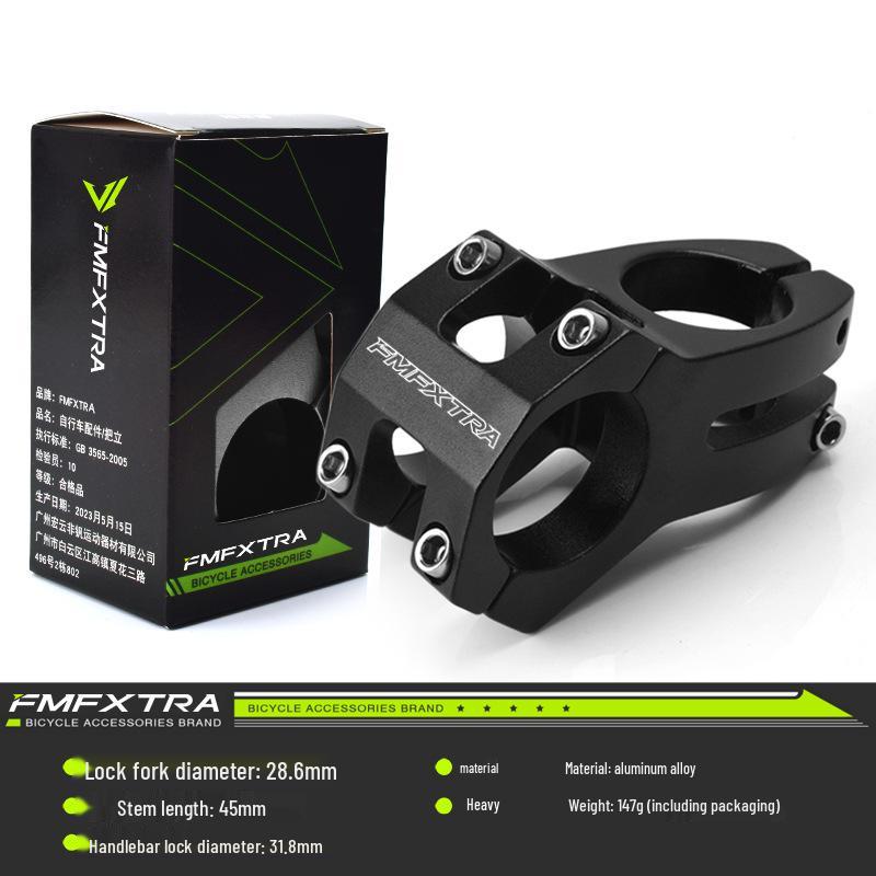 Downhill & Climbing Short Stem, 31.8mm Hollow Head Tube Handlebar Riser Accessory