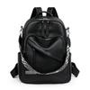 Backpack New Women's Retro Simple Shoulder Bag Multi-layer Versatile Travel Backpack Student School Bag