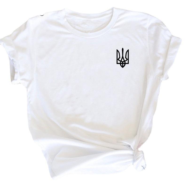 European Size Men'S And Women'S T-Shirts Fashion Short Sleeves