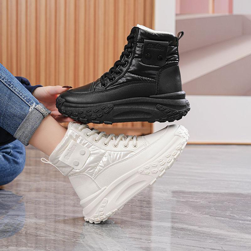 Cold-proof snow boots Winter waterproof and non-slip velvet short boots Thickened warm cotton shoes CY