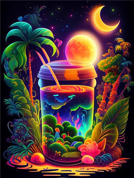 2023 Ice Cream Cup 5D Diamond Painting New Collection Mosaic Landscape Cross Stitch Embroidery Kit Cartoon Rhinestone Decor