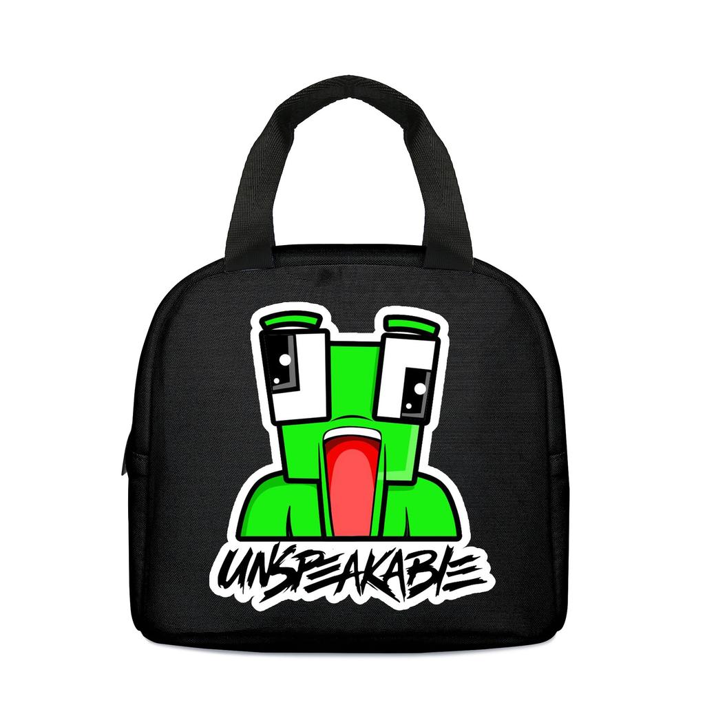 Unspeakable Portable Lunch Bag Cartoon Bento Bag Outdoor Thermal Insulation Bag Lunch Box Bag With Rice Thermal Insulation Bag