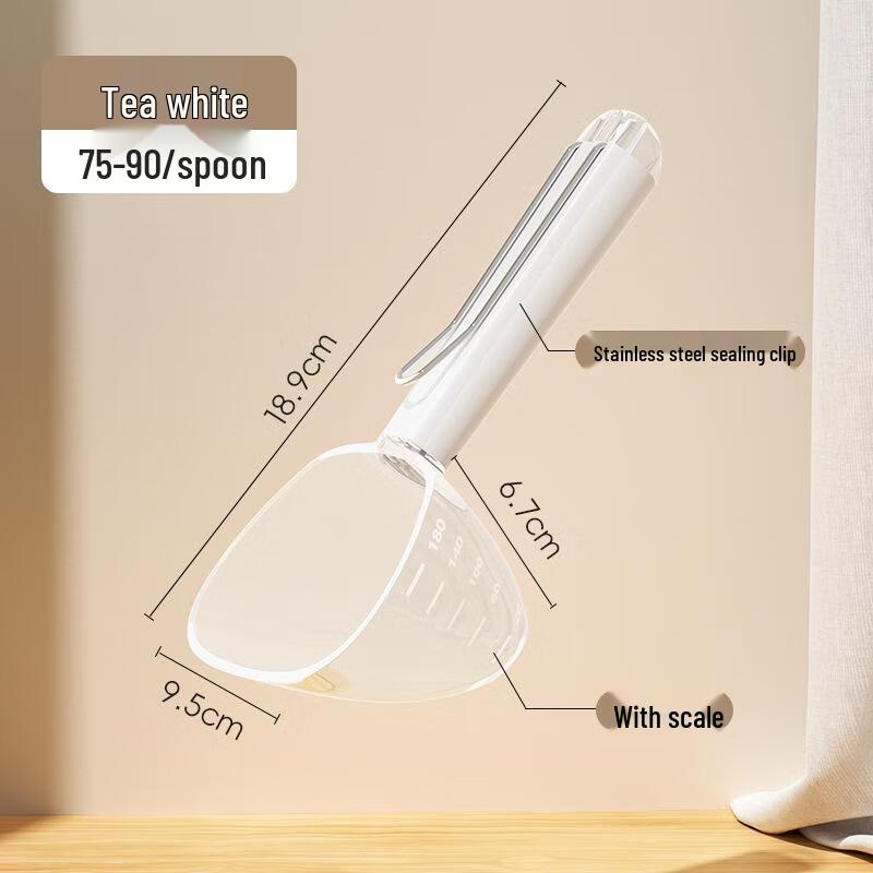 JINGRUIXIANG Pet Food Scoop with Scale and Bag Clip