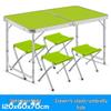Portable Aluminum Alloy Folding Table and Chair Set for Outdoor Camping and Street Stalls