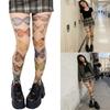 Whimsy Butterfly Printed Tights Stockings for Women Japanese Elegant Gothic Grunge Patterned Pantyhose Leggings