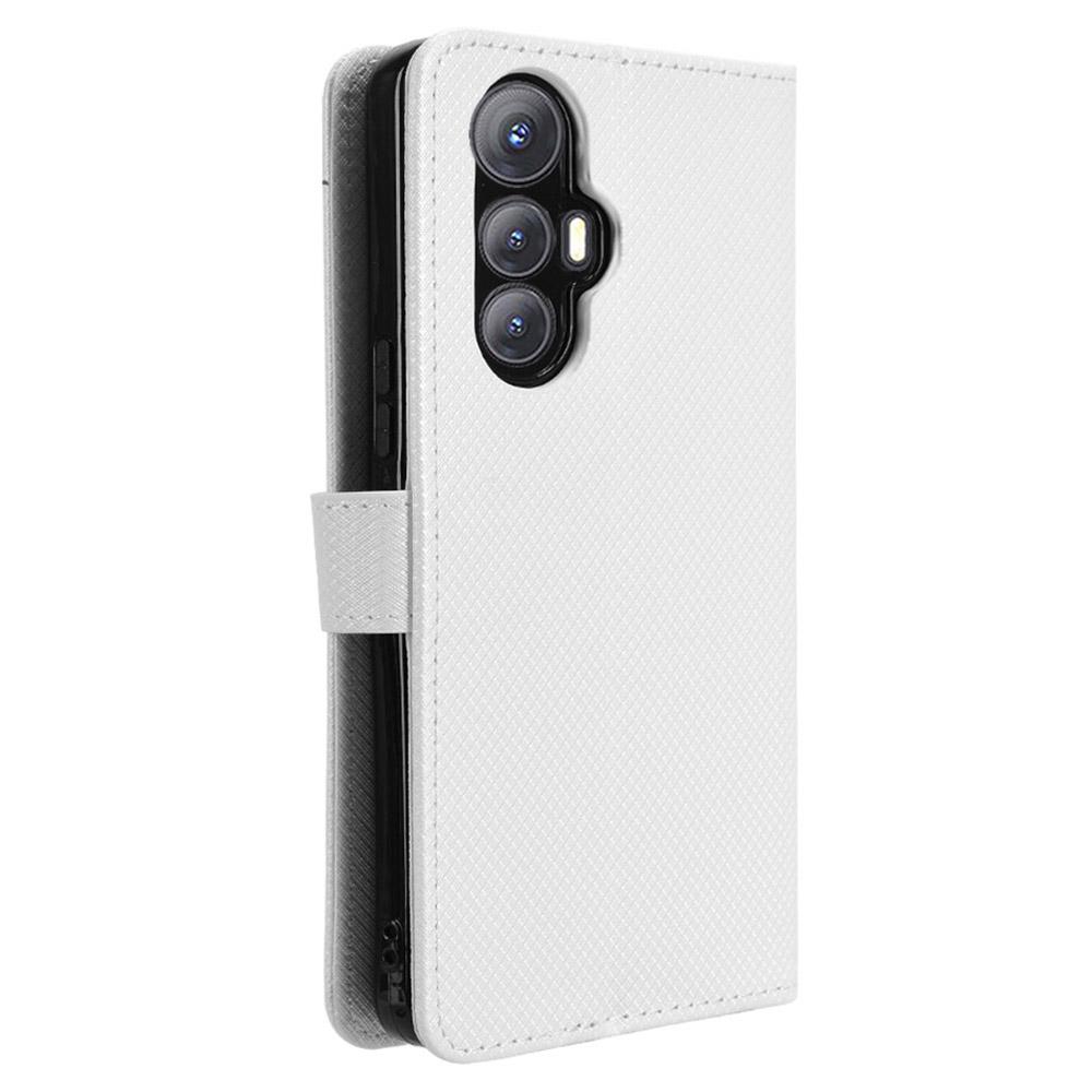 Dla Cubot Max 5 Etui Skórzane PU Tekstura Diamentowa Portfel Pokrowiec na Telefon