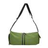 Simple Solid Color Striped Large Capacity Women Shoulder Bag For Daily Use