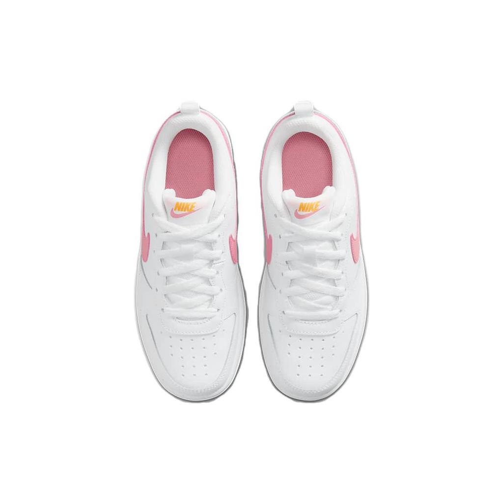 New Nike Court Borough Low 2 White Coral Chalk GS BQ5448-124