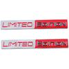 Cool Car Sticker Limited Edition Truck Emblem Upgrade Badge 3D Metal Auto Racing Sport Emblem for Truck Fender Rear Trunk Side Decal with Sharp