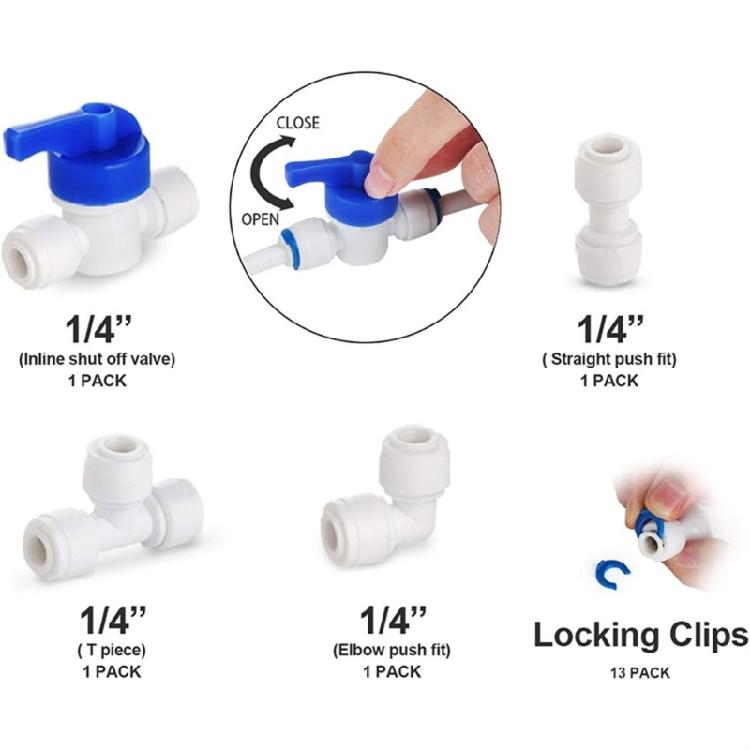 Water Supply Connector Set PVC Material Suitable for Coffee Machines Ice Makers