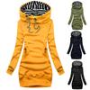 HNXC Women's Fashion Casual Solid Color Print Autumn Winter Long Sleeve Hoodie Classic Exquisite