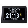 7 Inch Digital Calendar Multifunctional Clock with Date Display Automatic Dimming and Daylight Saving Time Key Or