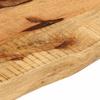 Vidaxl Blat Stołu, 40X30X2,5Cm, Naturalna Krawędź, Surowe Drewno Mango